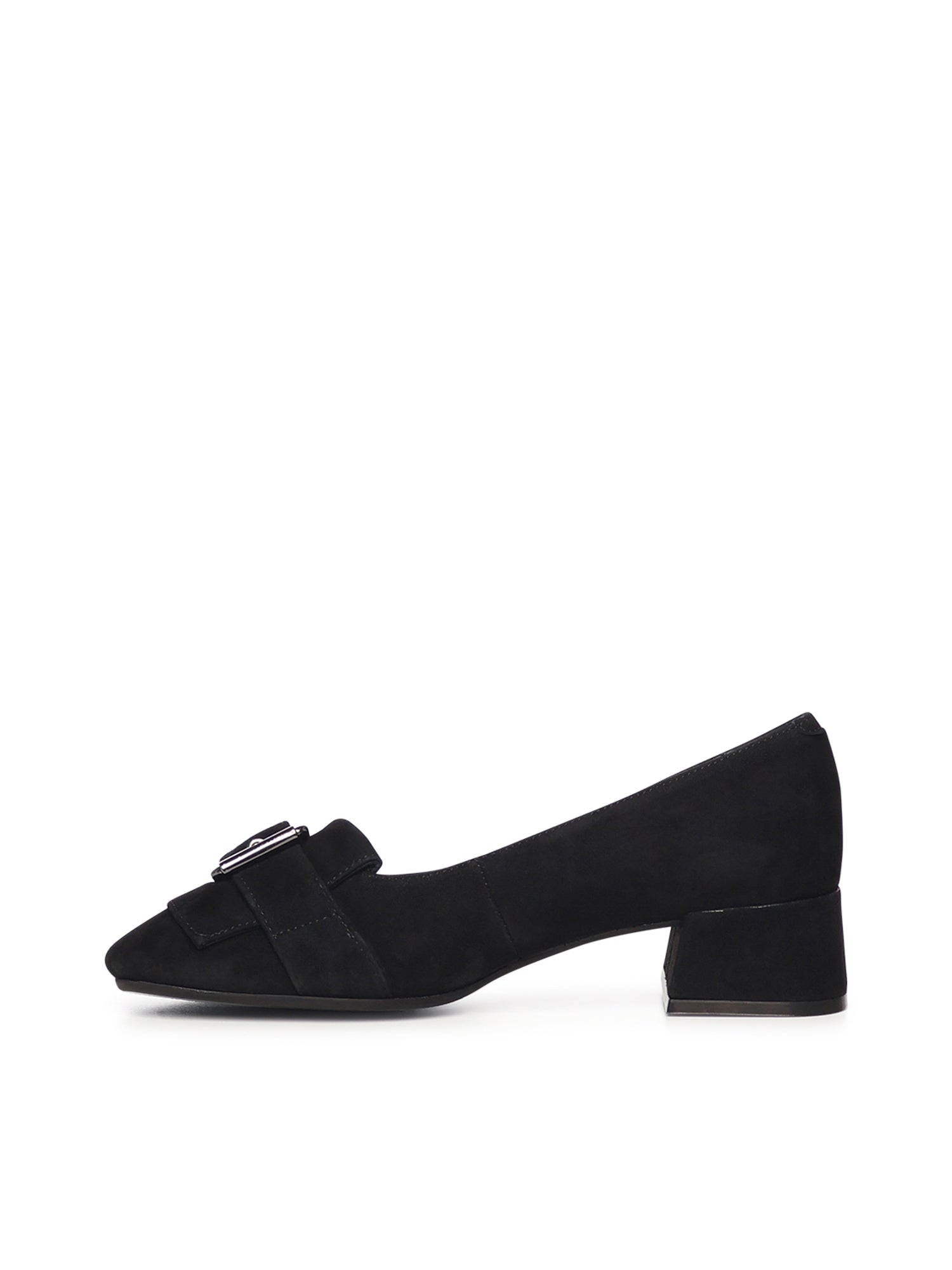 Décolleté Rose Buckle A56158 NERO CARMENS 