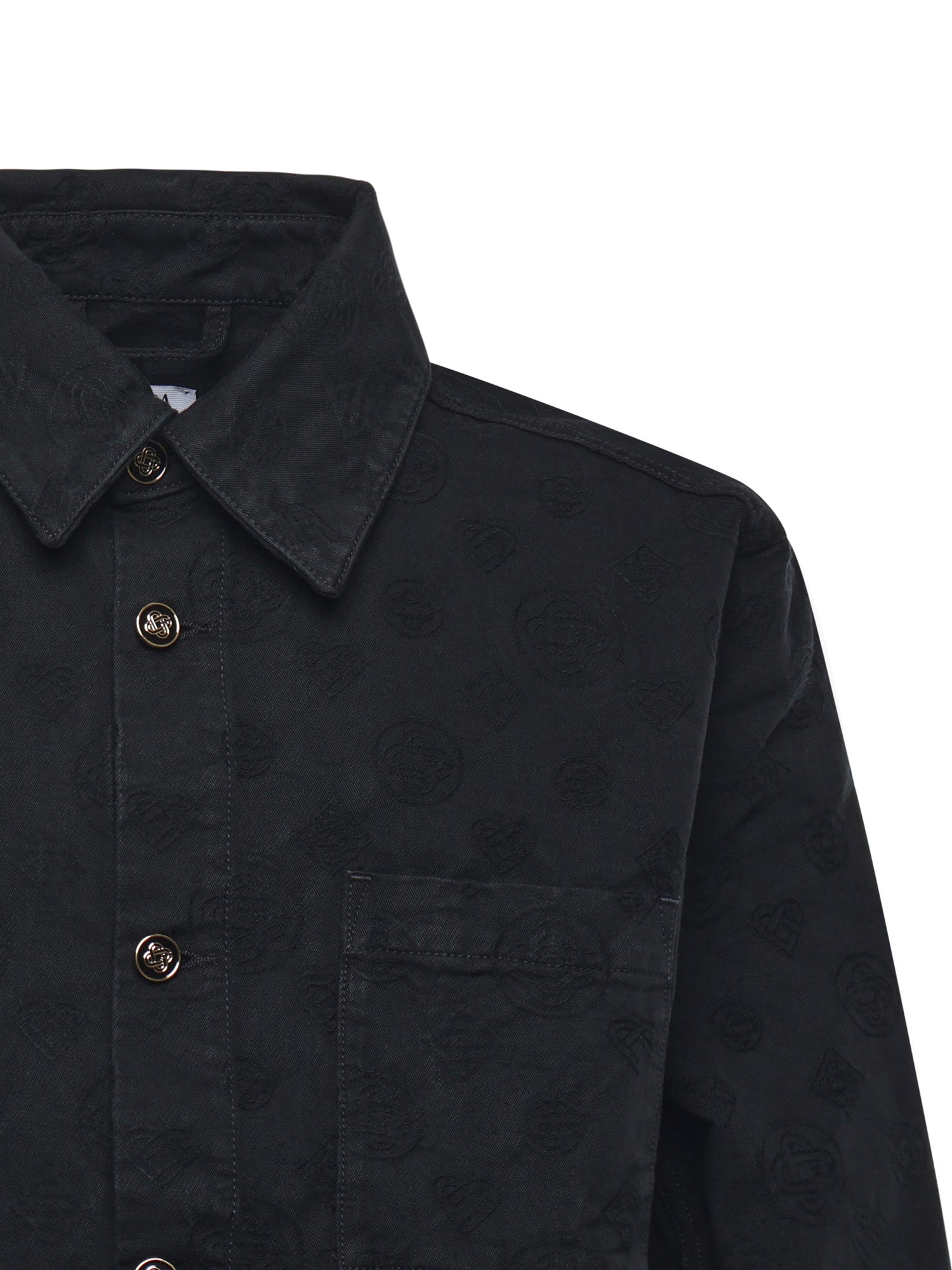 Camicia Monogram in denim MAW25JK420 01 CASABLANCA 
