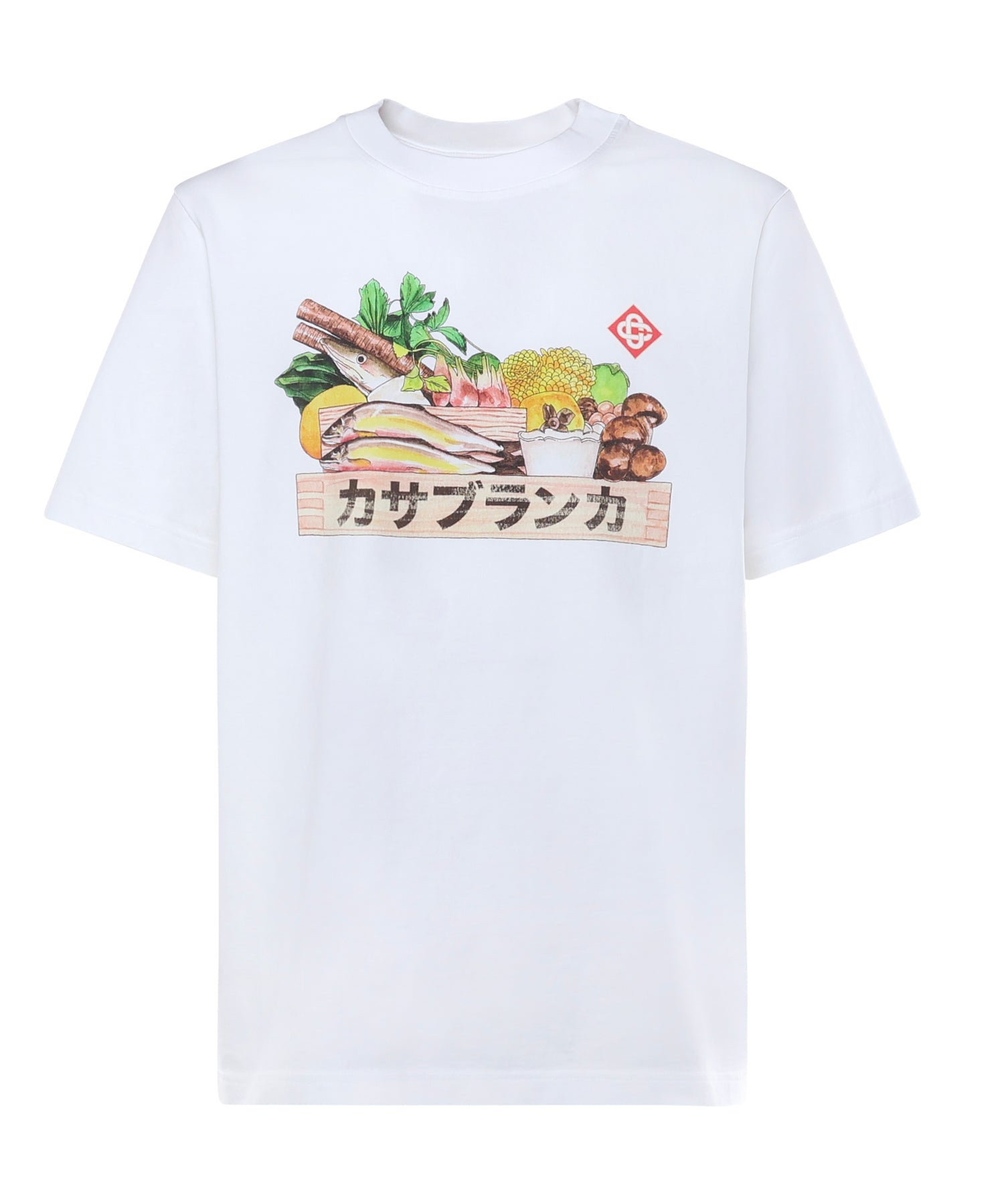 T-shirt con stampa in cotone MAW25JTS001 03 CASABLANCA 