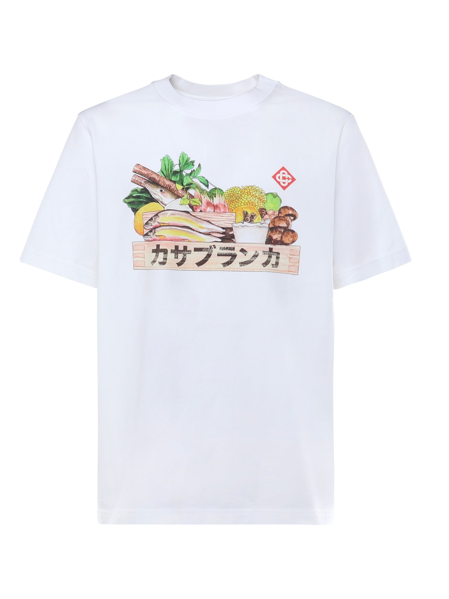 T-shirt con stampa in cotone MAW25JTS001 03 CASABLANCA 
