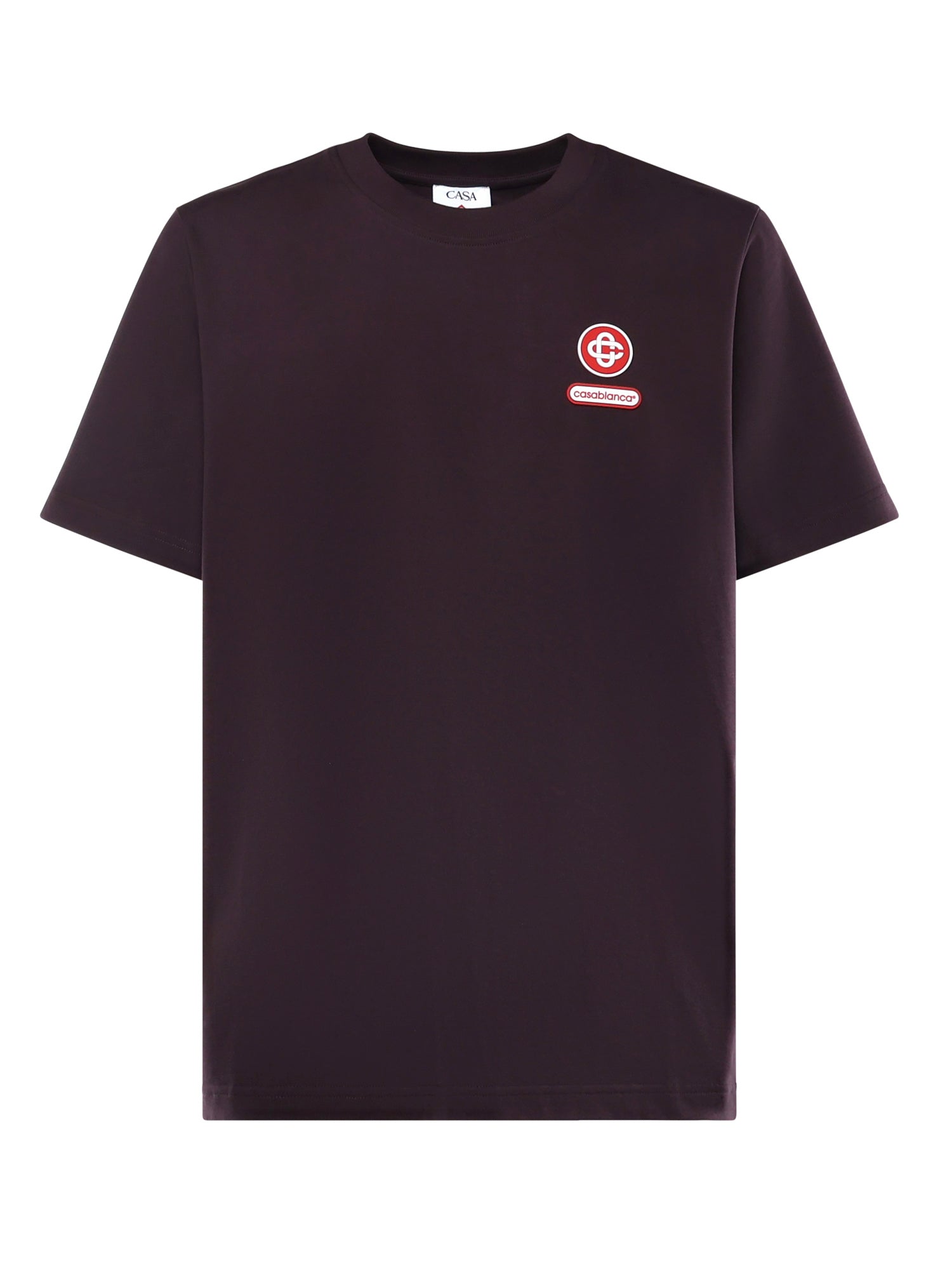 T-shirt con logo in cotone MAW25JTS001 06 CASABLANCA 