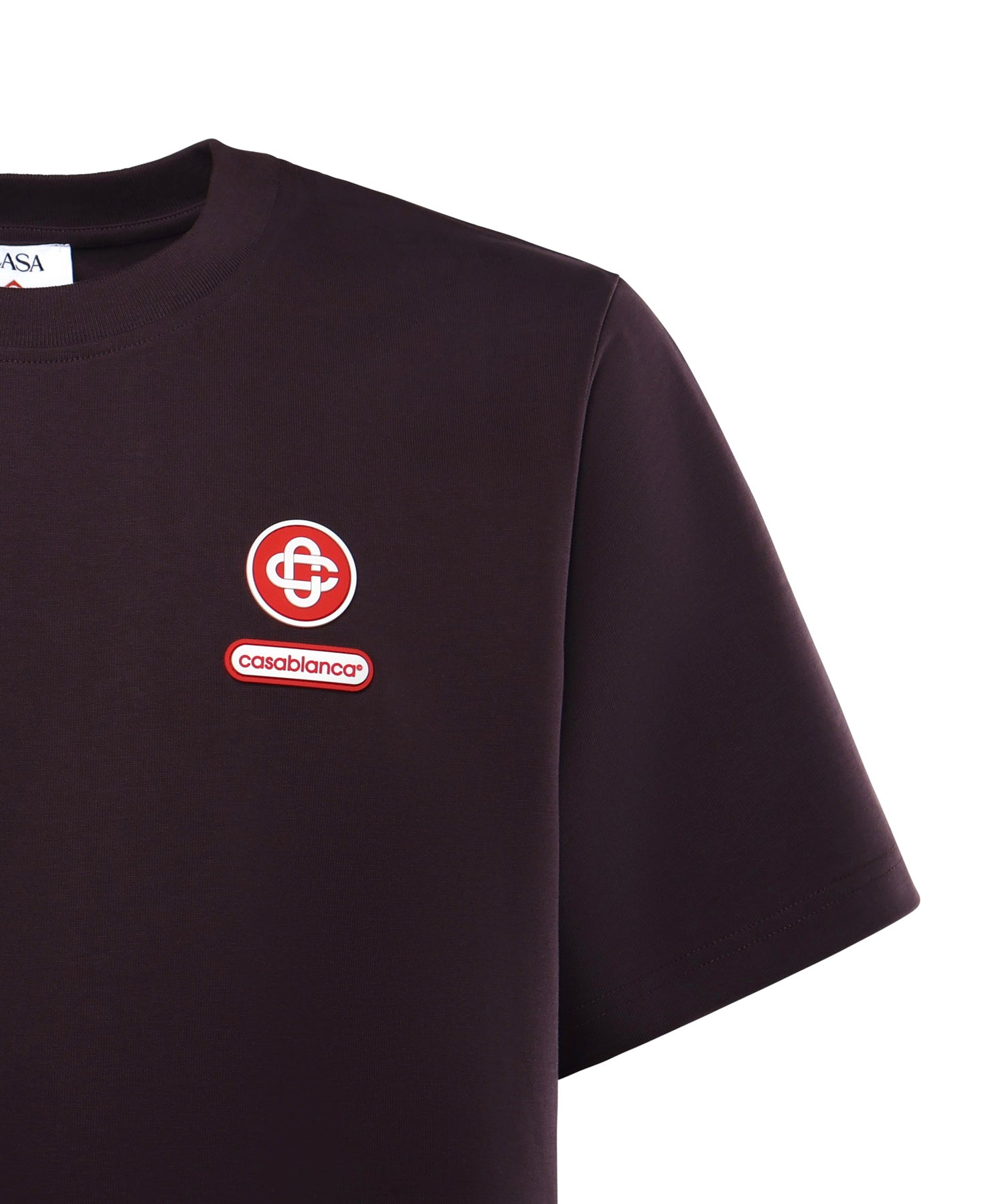 T-shirt con logo in cotone MAW25JTS001 06 CASABLANCA 