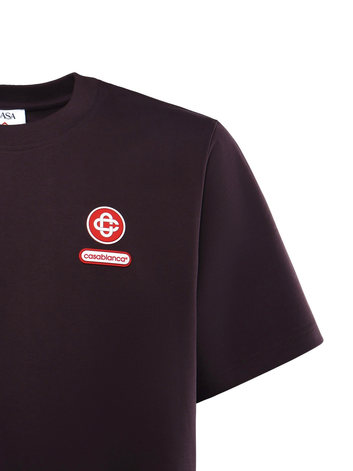 T-shirt con logo in cotone MAW25JTS001 06 CASABLANCA 