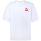 T-shirt Dragonfly in cotone<BR/> MAW25JTS044 08 CASABLANCA 