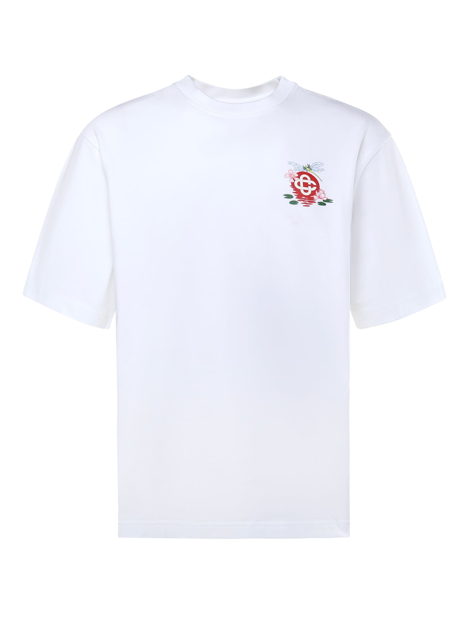 T-shirt Dragonfly in cotone<BR/> MAW25JTS044 08 CASABLANCA 