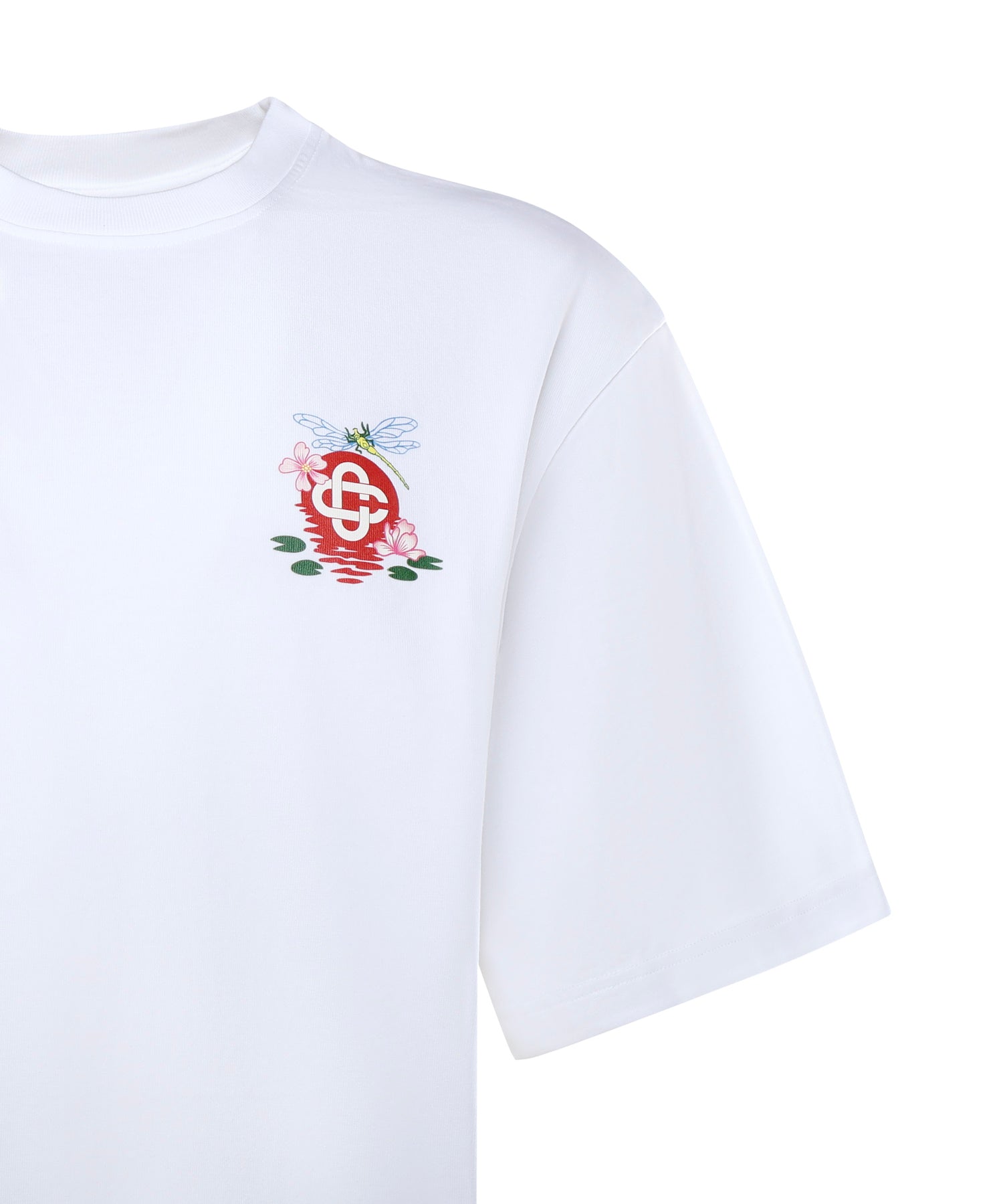 T-shirt Dragonfly in cotone<BR/> MAW25JTS044 08 CASABLANCA 