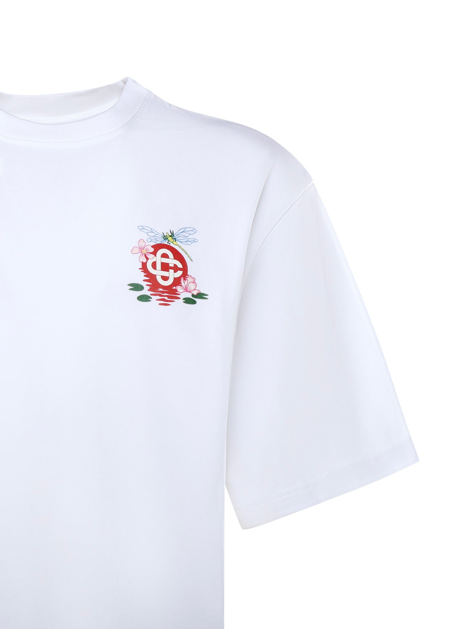 T-shirt Dragonfly in cotone<BR/> MAW25JTS044 08 CASABLANCA 