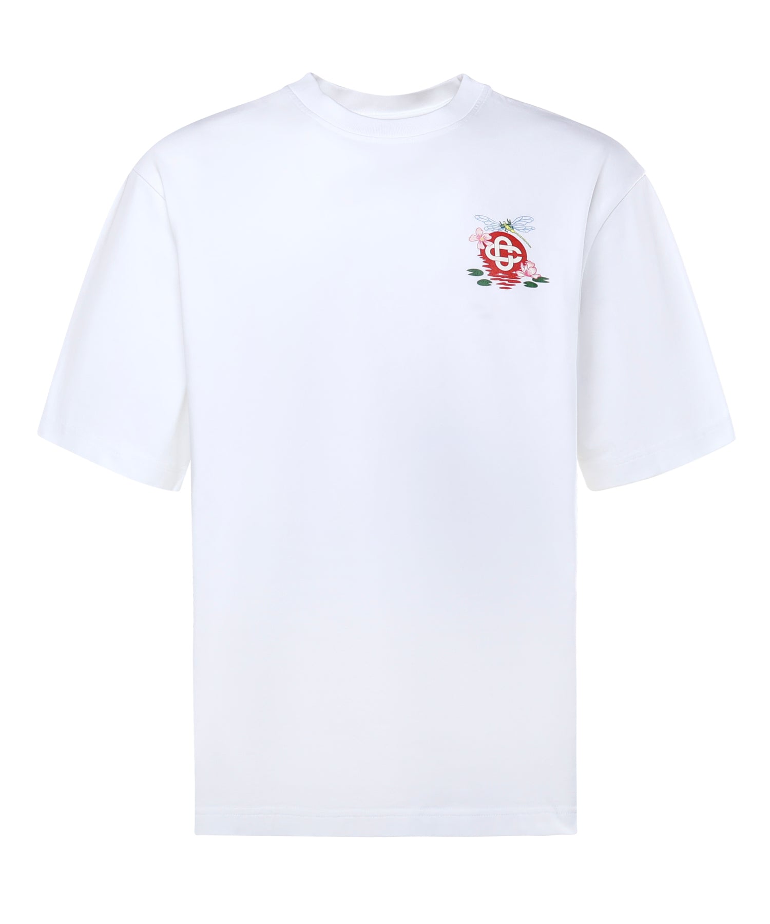 T-shirt Dragonfly in cotone<BR/> MAW25JTS044 08 CASABLANCA 