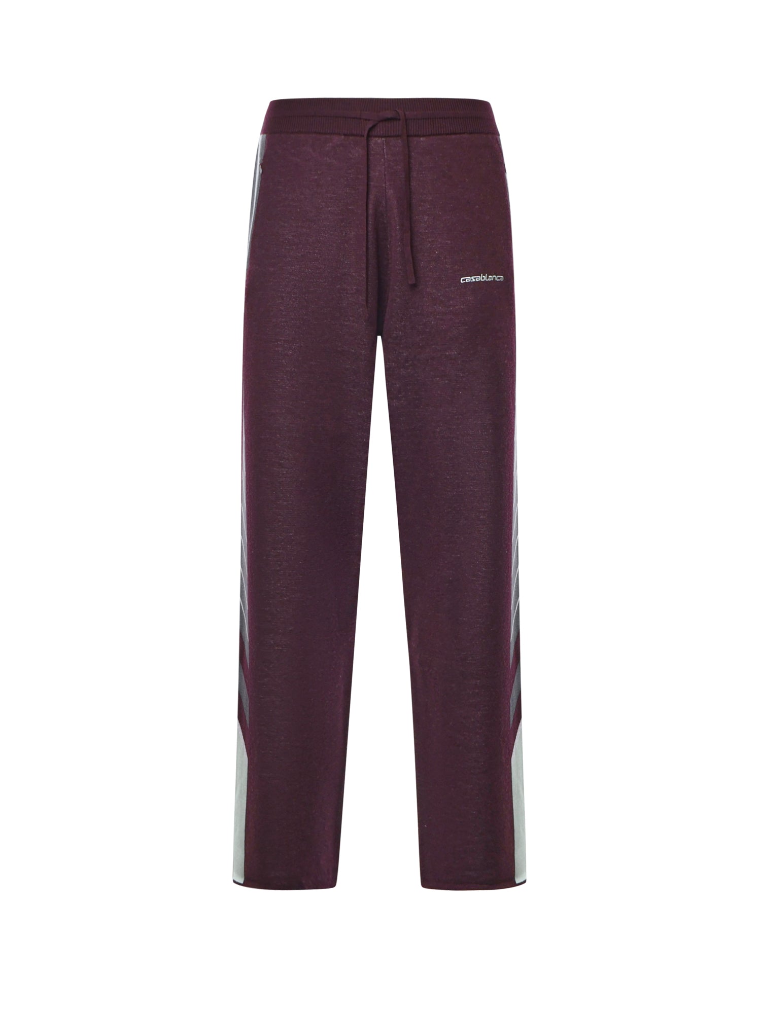 Pantaloni in lana con logo MAW25KW1102 01 CASABLANCA 