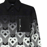 Camicia con monogramma sfumato MPF25JK37401  CASABLANCA 