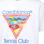 T-shirt con stampa Tennis Club MPF25JTS001 01 CASABLANCA 
