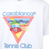 T-shirt con stampa Tennis Club MPF25JTS001 01 CASABLANCA 