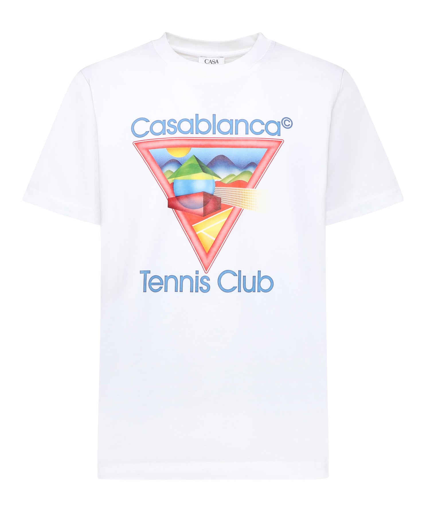 T-shirt con stampa Tennis Club MPF25JTS001 01 CASABLANCA 