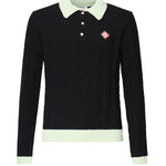 Polo in bouclé con logo MPF25KW100001  CASABLANCA 