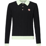 Polo in bouclé con logo MPF25KW100001  CASABLANCA 
