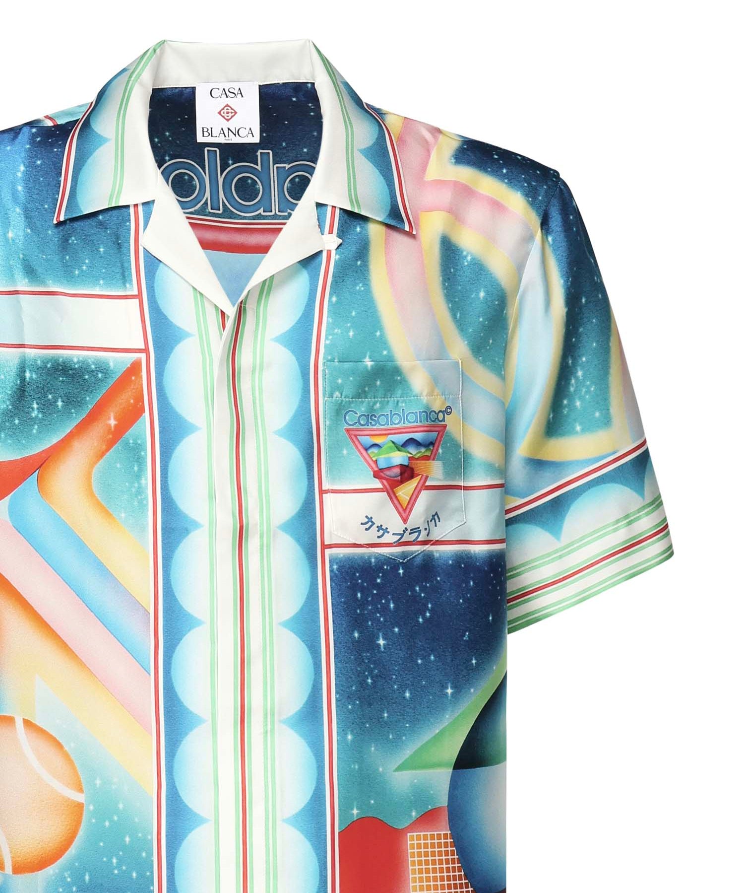 Camicia Casa Way in seta MPF25SH00301  CASABLANCA 