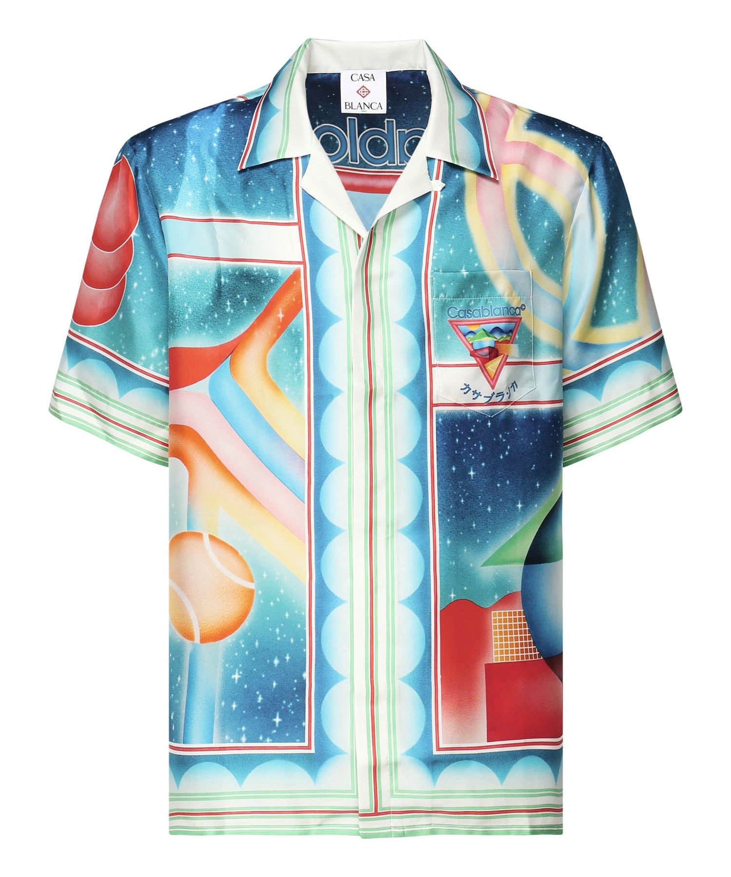 Camicia Casa Way in seta MPF25SH00301  CASABLANCA 