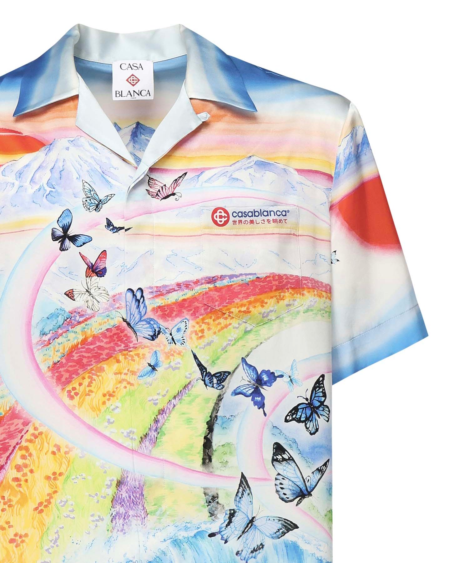 Camicia in seta con stampa MPF25SH00302  CASABLANCA 