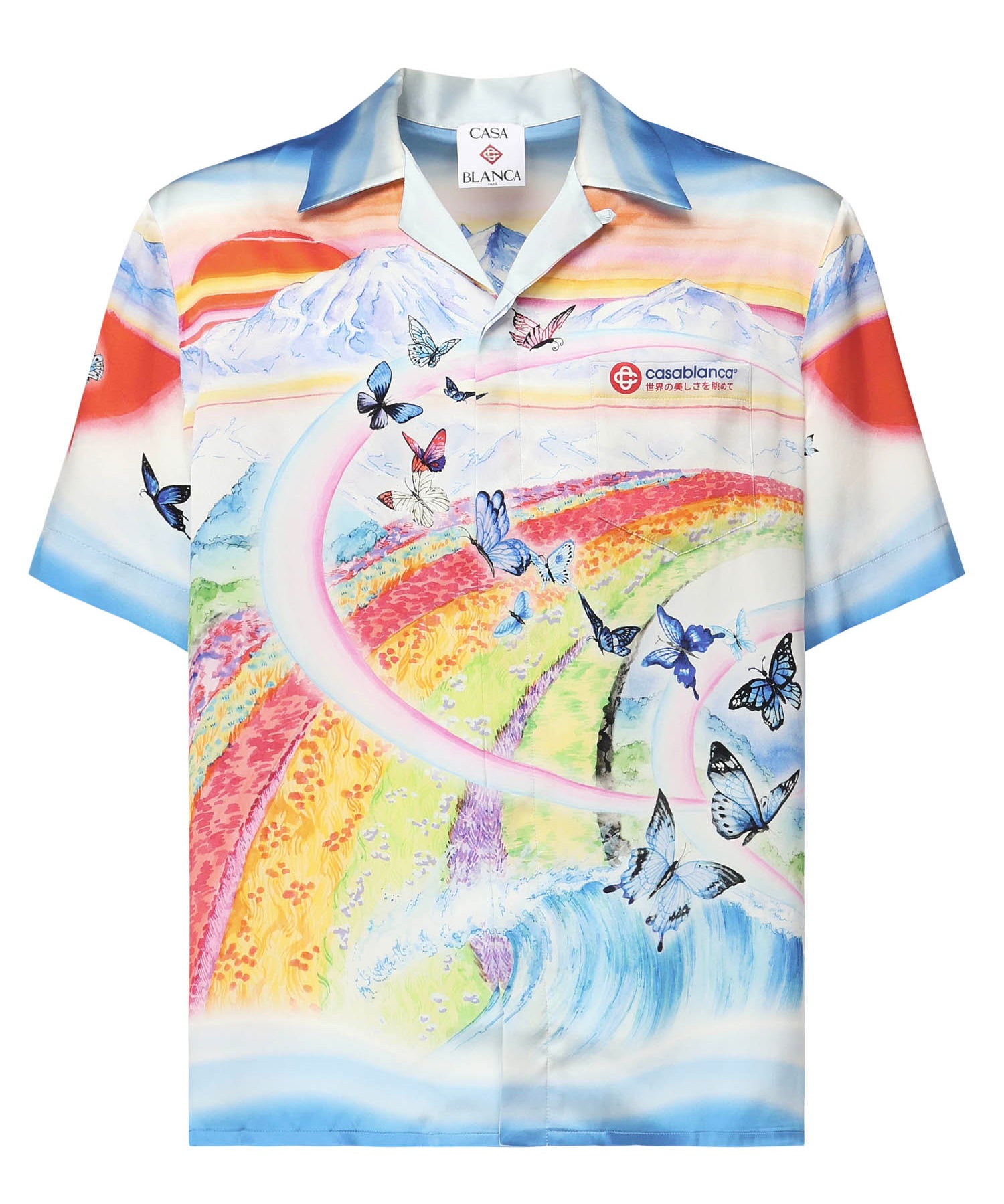 Camicia in seta con stampa MPF25SH00302  CASABLANCA 