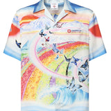 Camicia in seta con stampa MPF25SH00302  CASABLANCA 