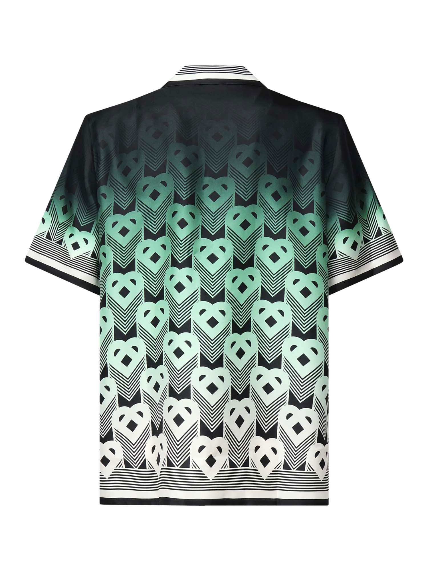 Camicia con monogram sfumato in seta MPF25SH00304  CASABLANCA 