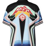 Camicia Graphic Mountain in seta MPF25SH00306  CASABLANCA 