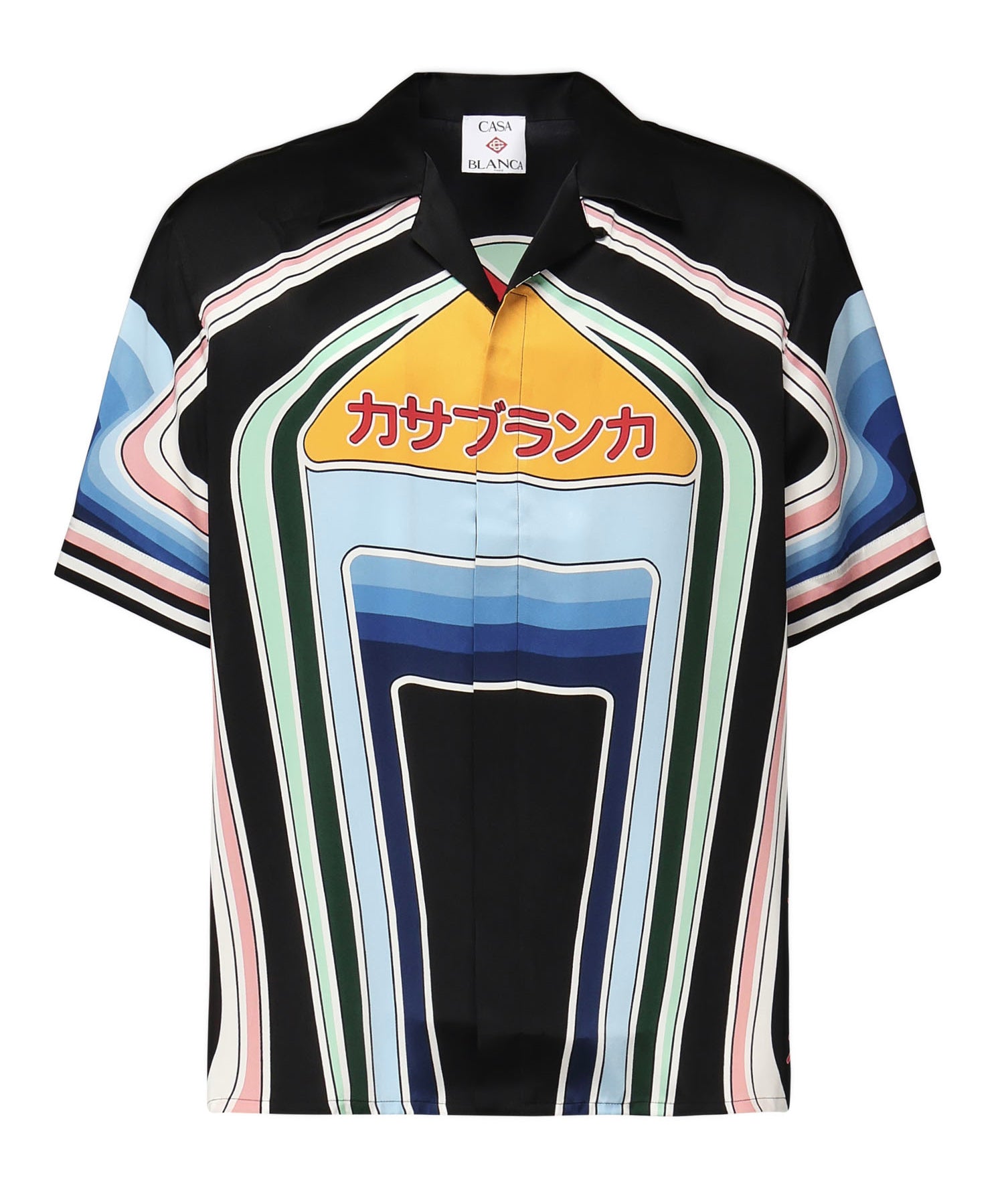 Camicia Graphic Mountain in seta MPF25SH00306  CASABLANCA 