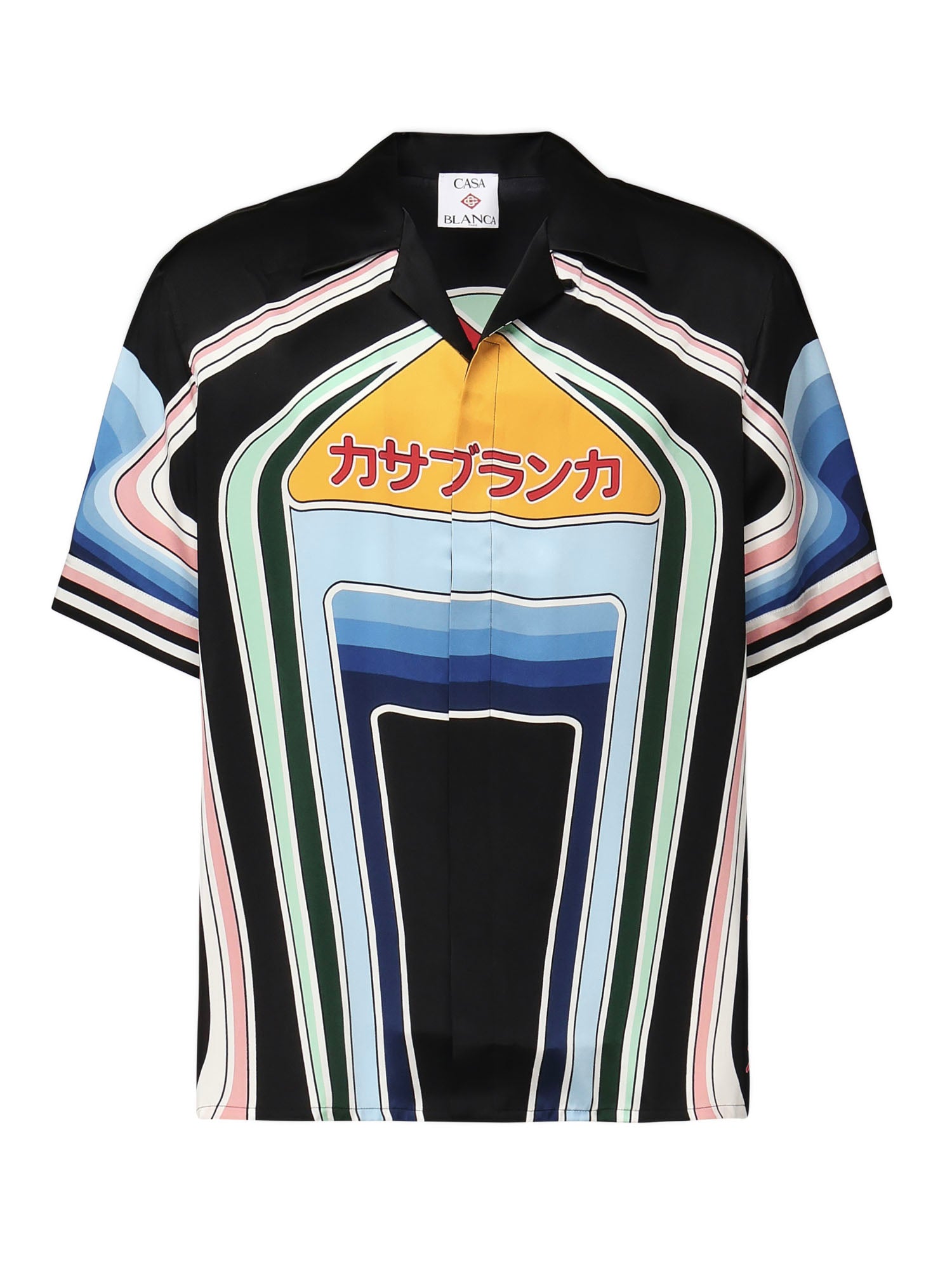Camicia Graphic Mountain in seta MPF25SH00306  CASABLANCA 