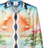 Camicia tennis club in seta UMPF25SH00601  CASABLANCA 