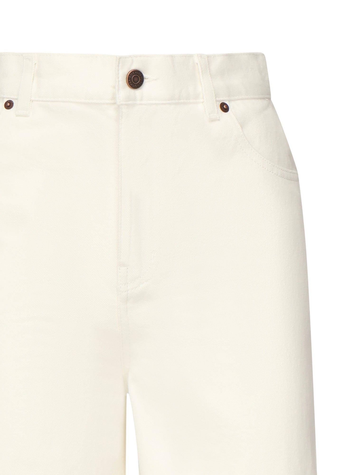 Jeans a gamba ampia in denim CHC25ADP02257 101 CHLOÉ 