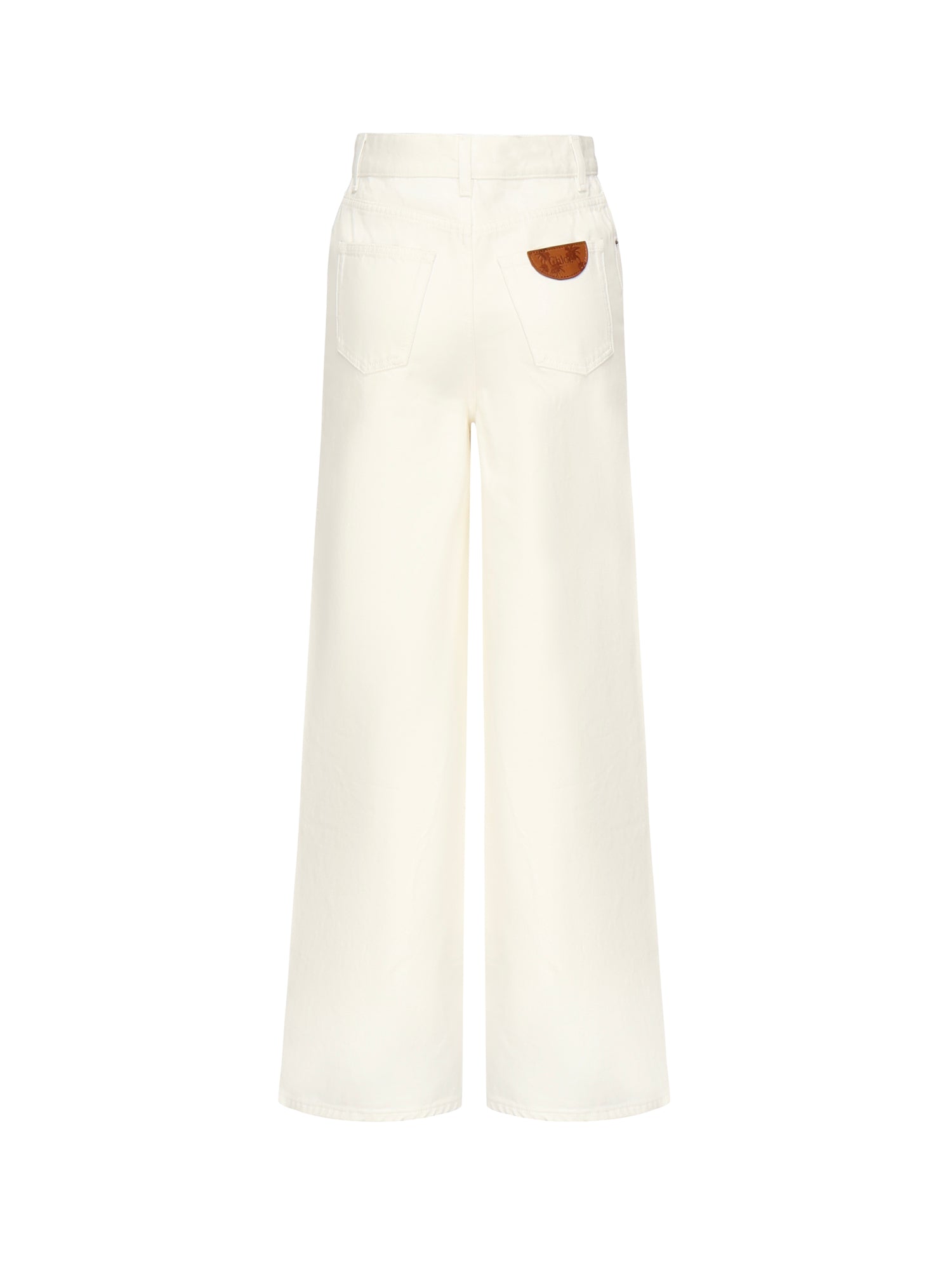 Jeans a gamba ampia in denim CHC25ADP02257 101 CHLOÉ 