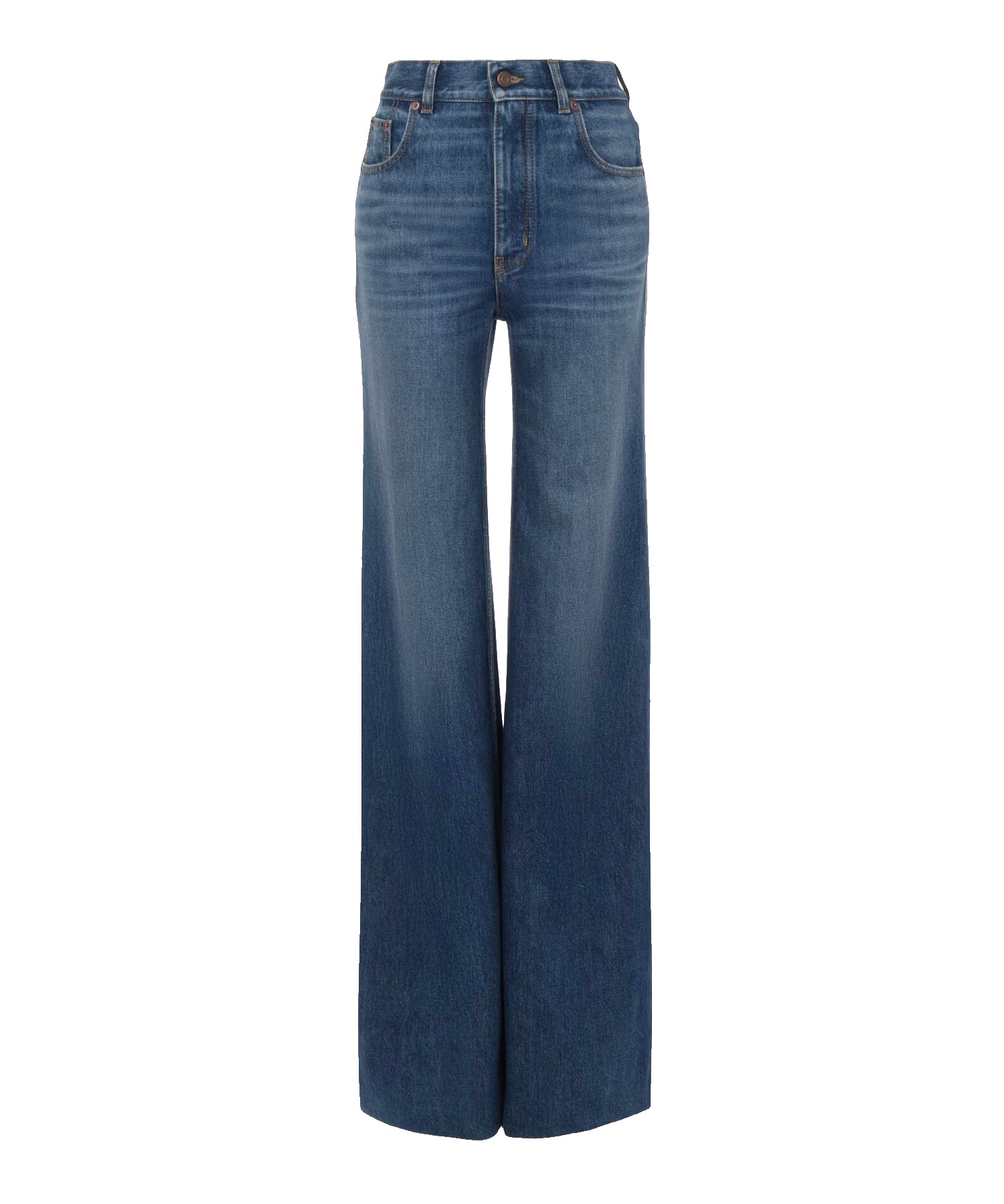 Jeans flare a vita alta in denim CHC25ADP42251 427 CHLOÉ 