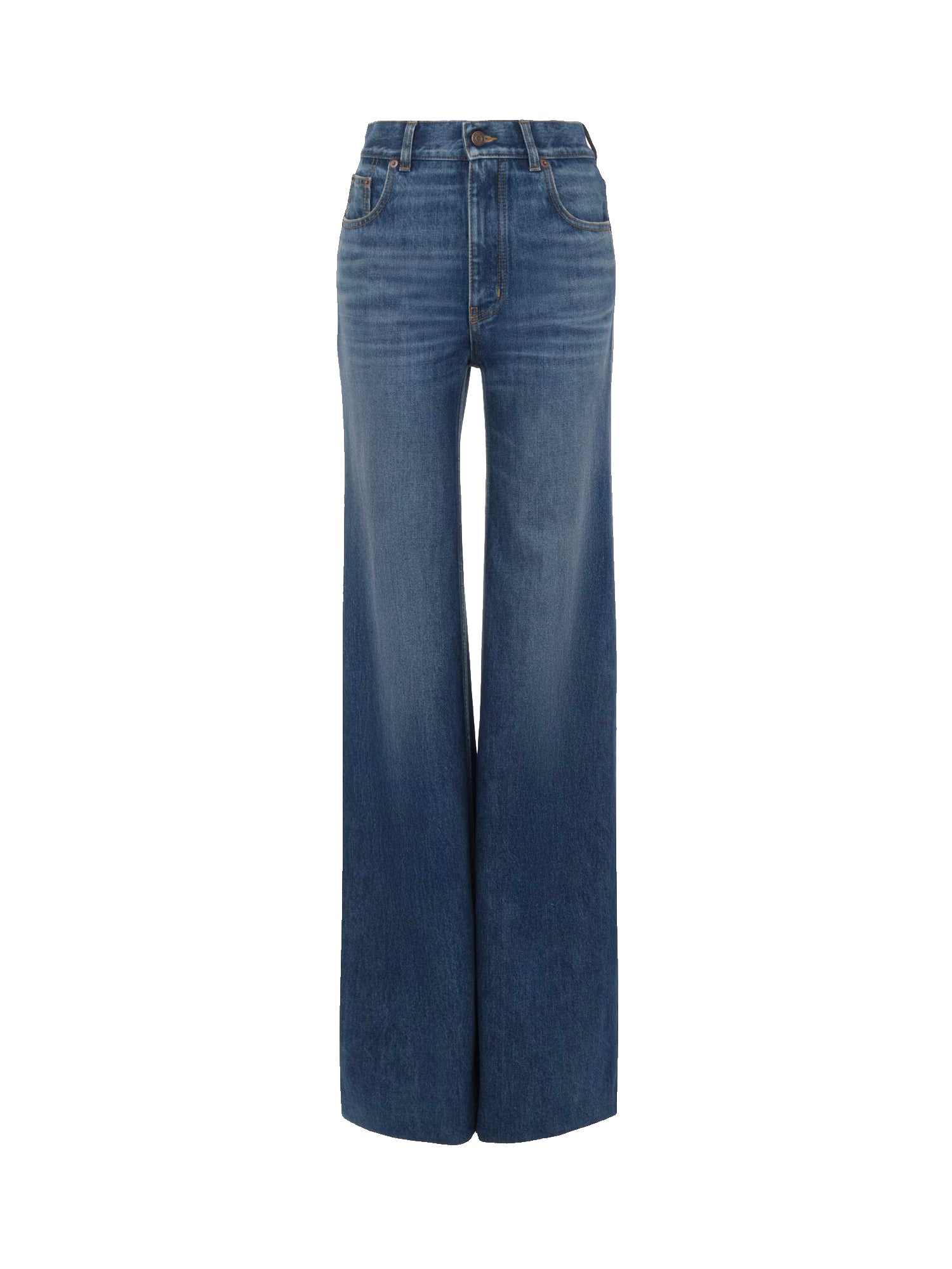 Jeans flare a vita alta in denim CHC25ADP42251 427 CHLOÉ 