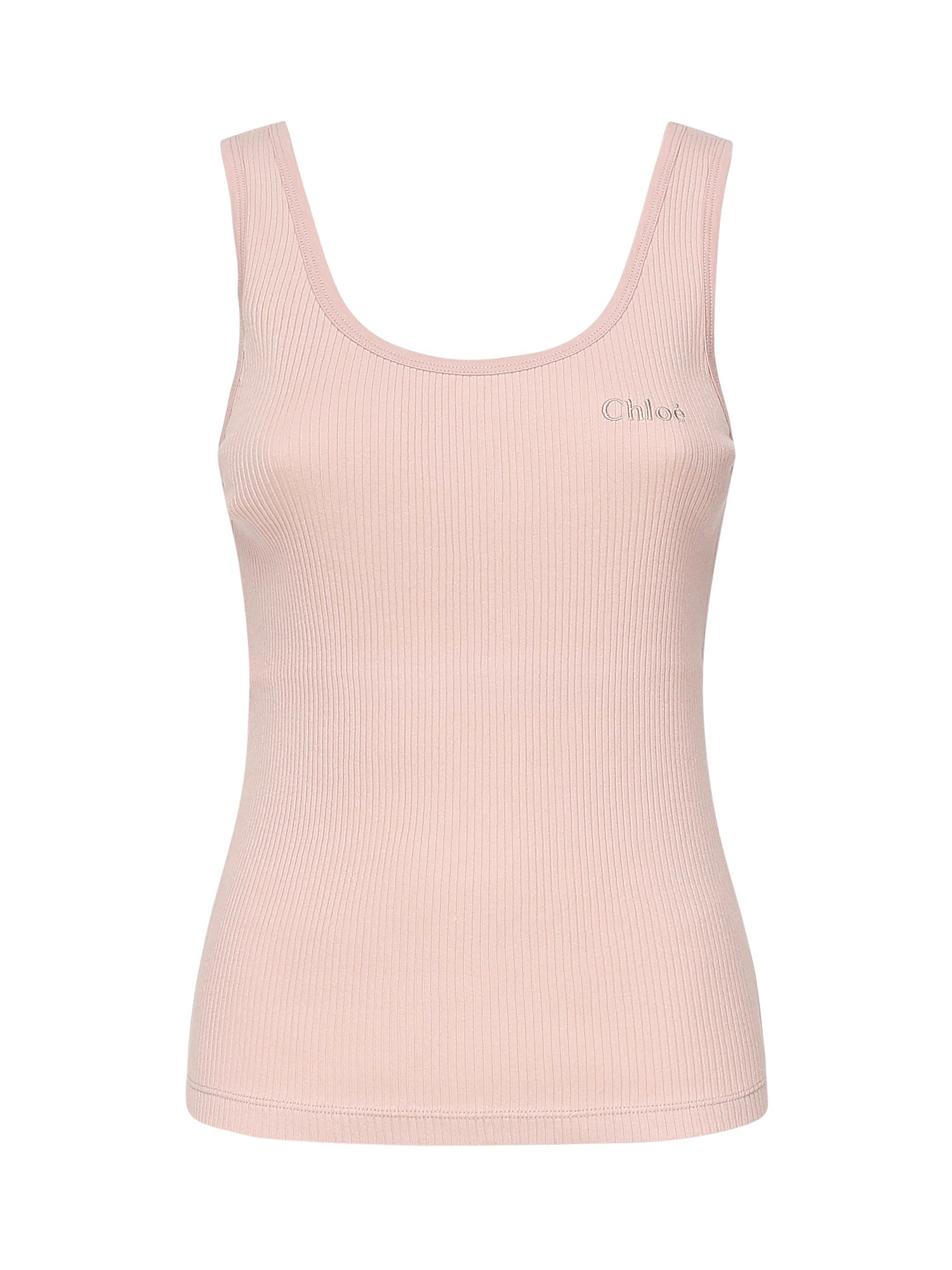 Canotta con logo CHC25AJH12180 6K2 CHLOÉ 