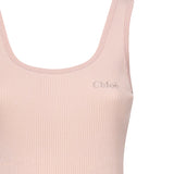 Canotta con logo CHC25AJH12180 6K2 CHLOÉ 