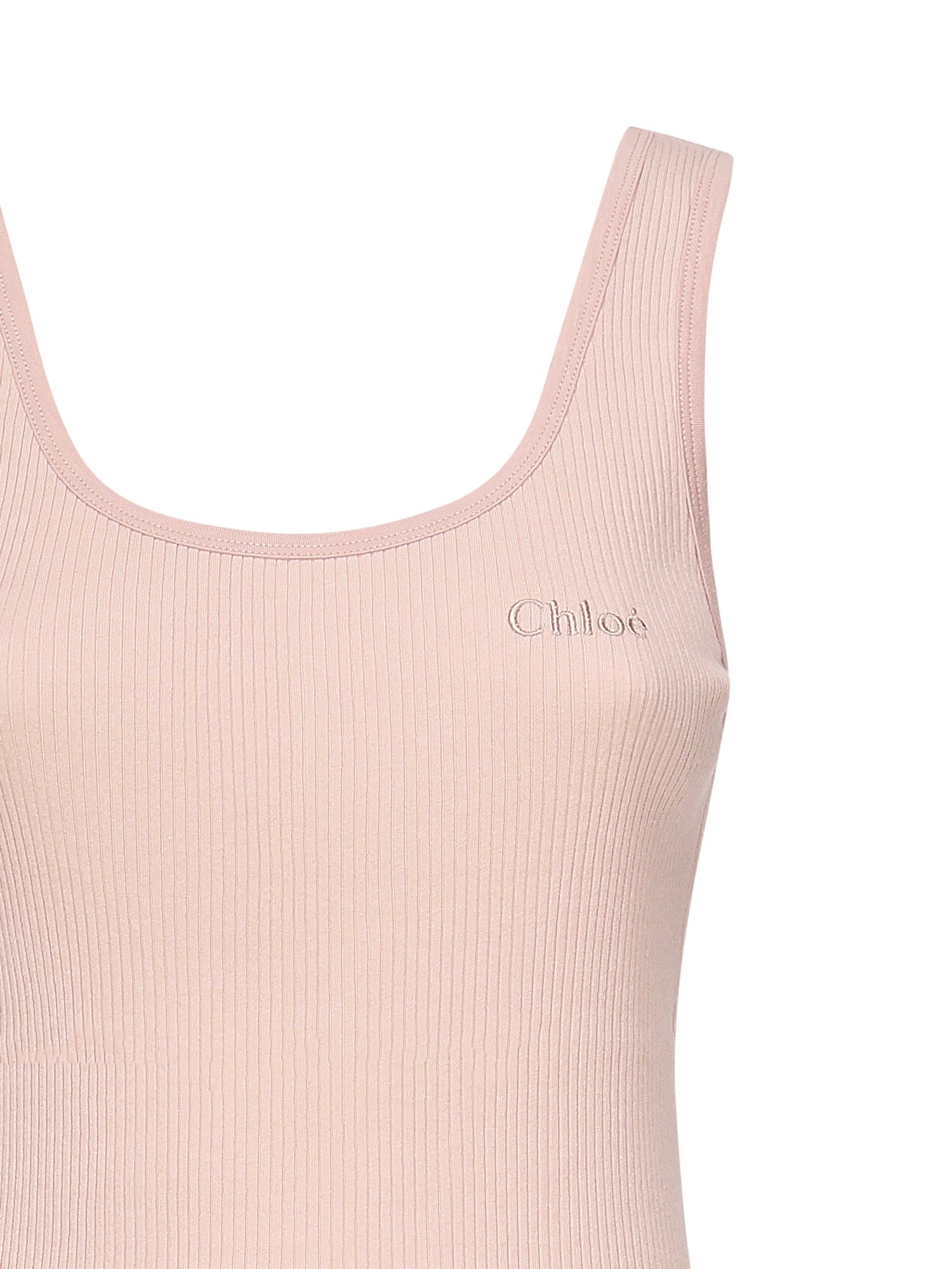 Canotta con logo CHC25AJH12180 6K2 CHLOÉ 