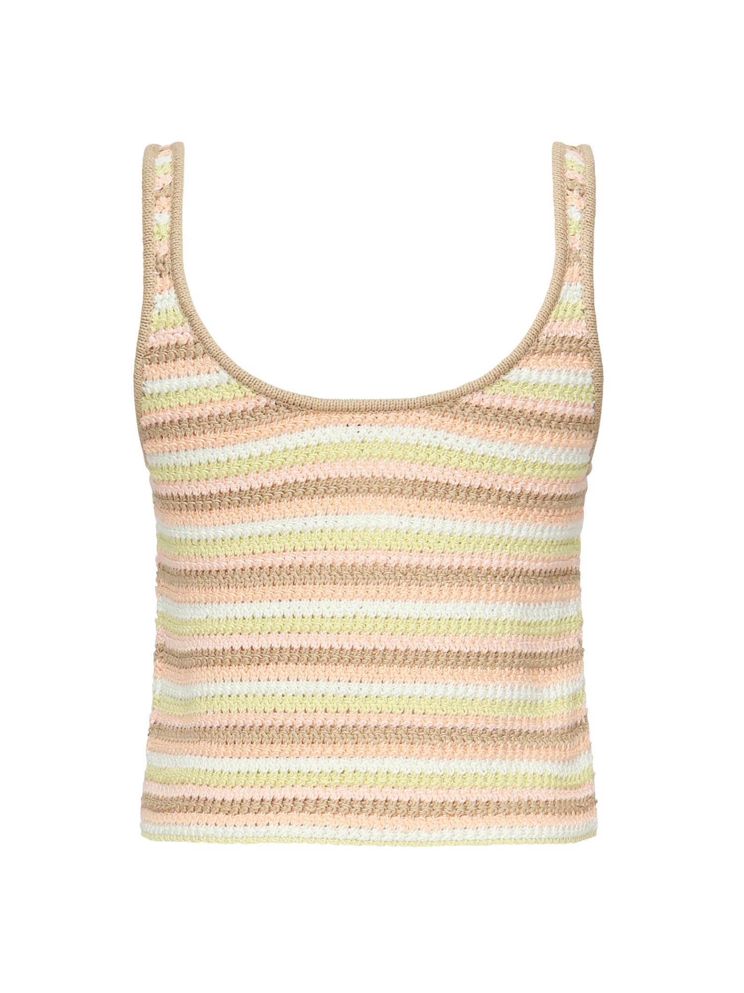 Canotta cropped con logo ricamato CHC25AMH02555 3ZA CHLOÉ 