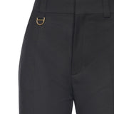 Pantaloni sartoriali in lana grain de poudre CHC25APA29067 001 CHLOÉ 