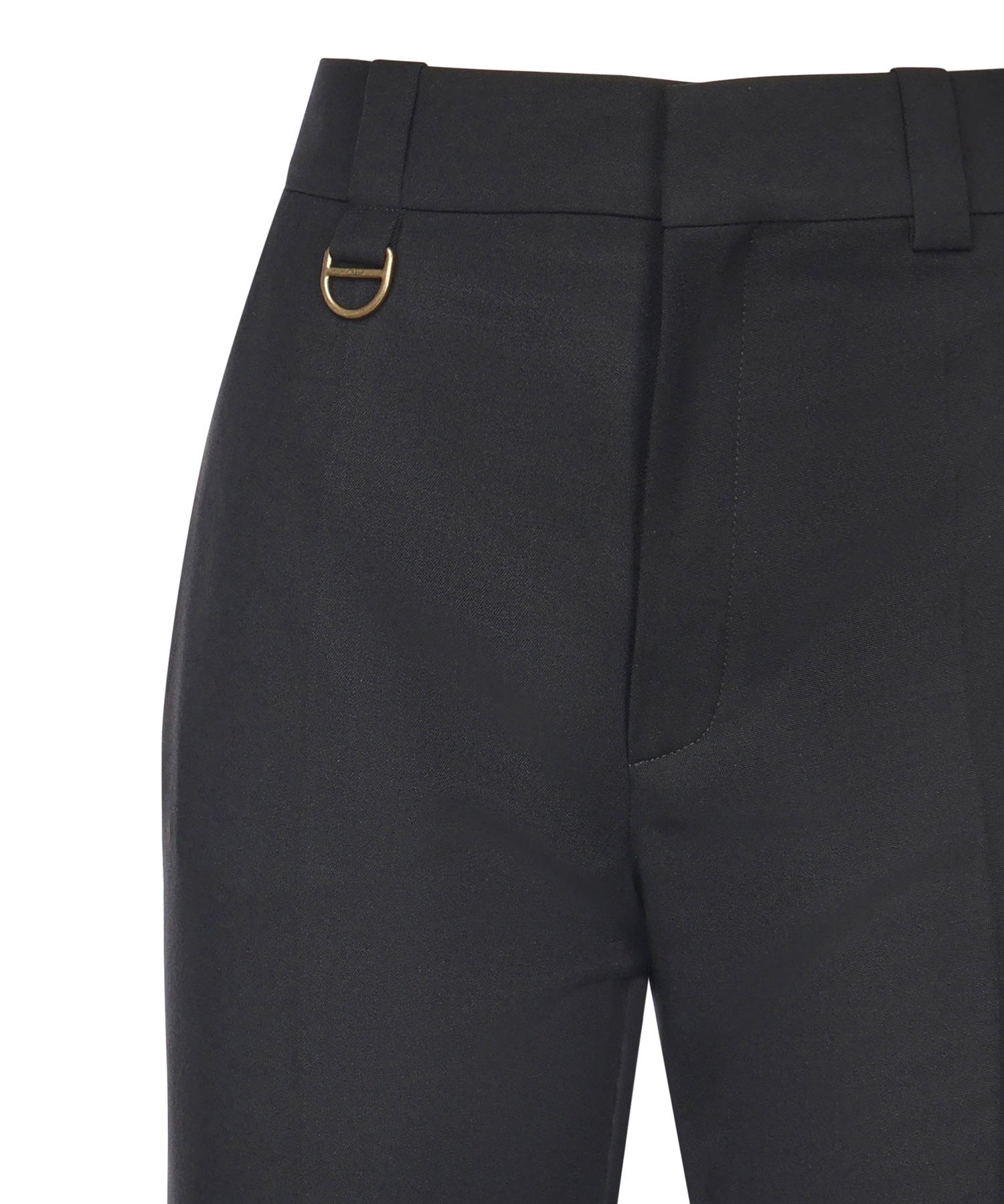 Pantaloni sartoriali in lana grain de poudre CHC25APA29067 001 CHLOÉ 
