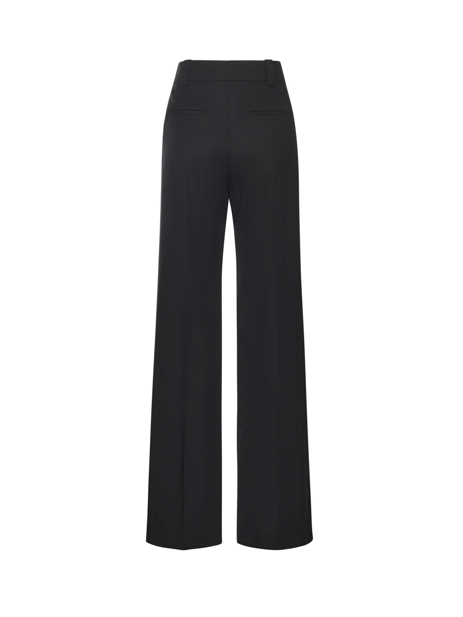 Pantaloni sartoriali in lana grain de poudre CHC25APA29067 001 CHLOÉ 