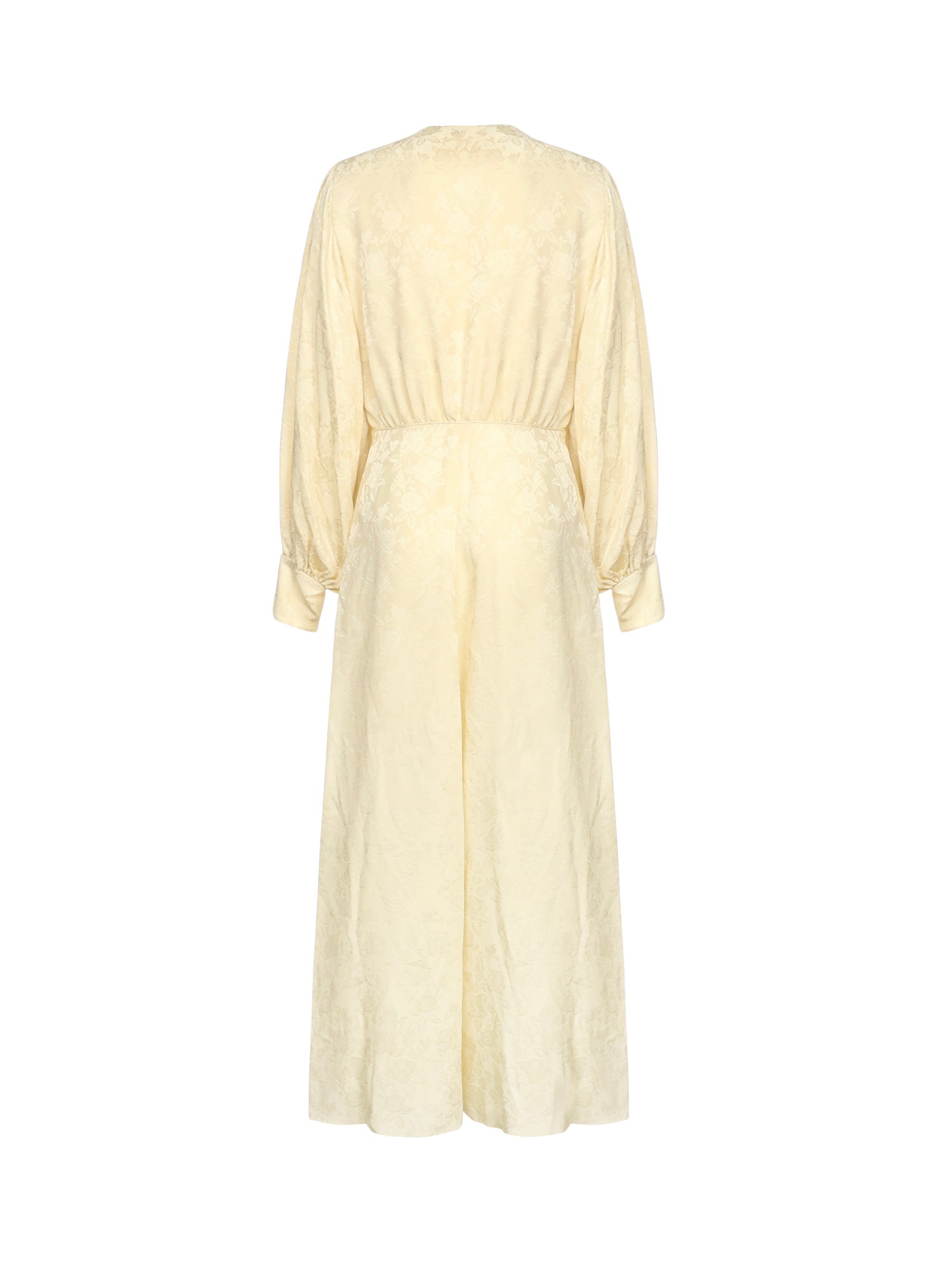 Abito lungo increspato in jacquard di seta CHC25ARO31115 753 CHLOÉ 