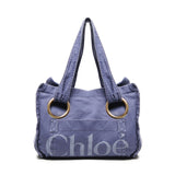 Tote bag Plage in cotone CHC25AS546P10 48B CHLOÉ 