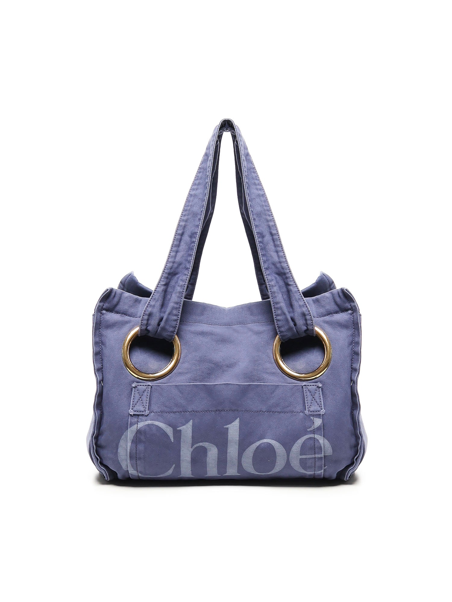 Tote bag Plage in cotone CHC25AS546P10 48B CHLOÉ 