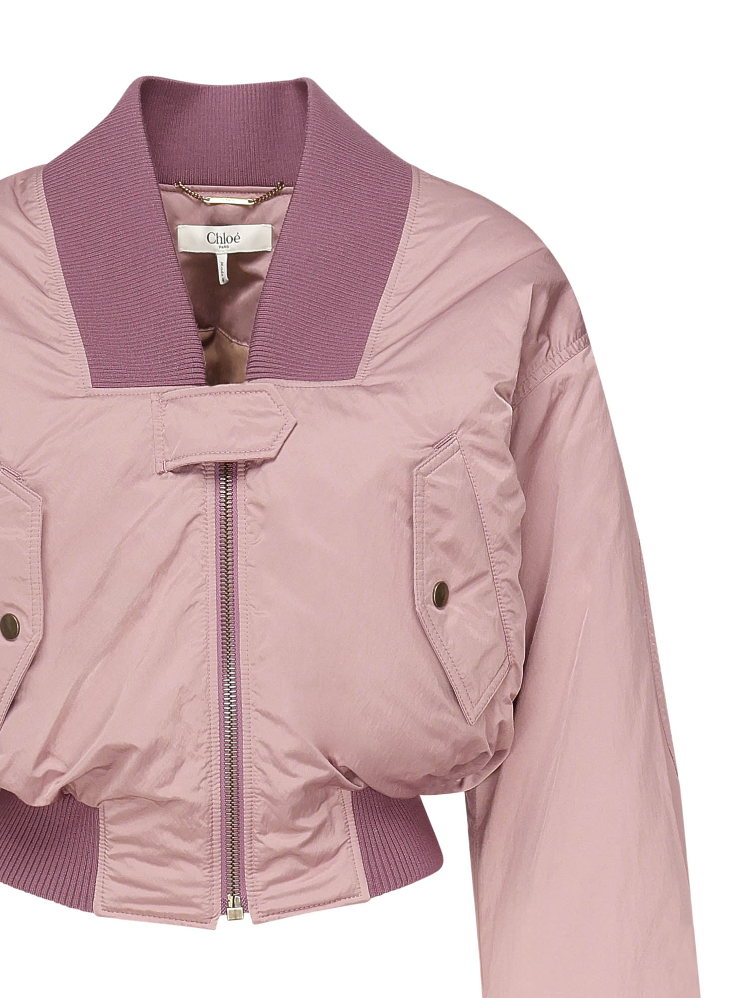 Giubbotto bomber in nylon<BR/> CHC25AVE16113 27T CHLOÉ 
