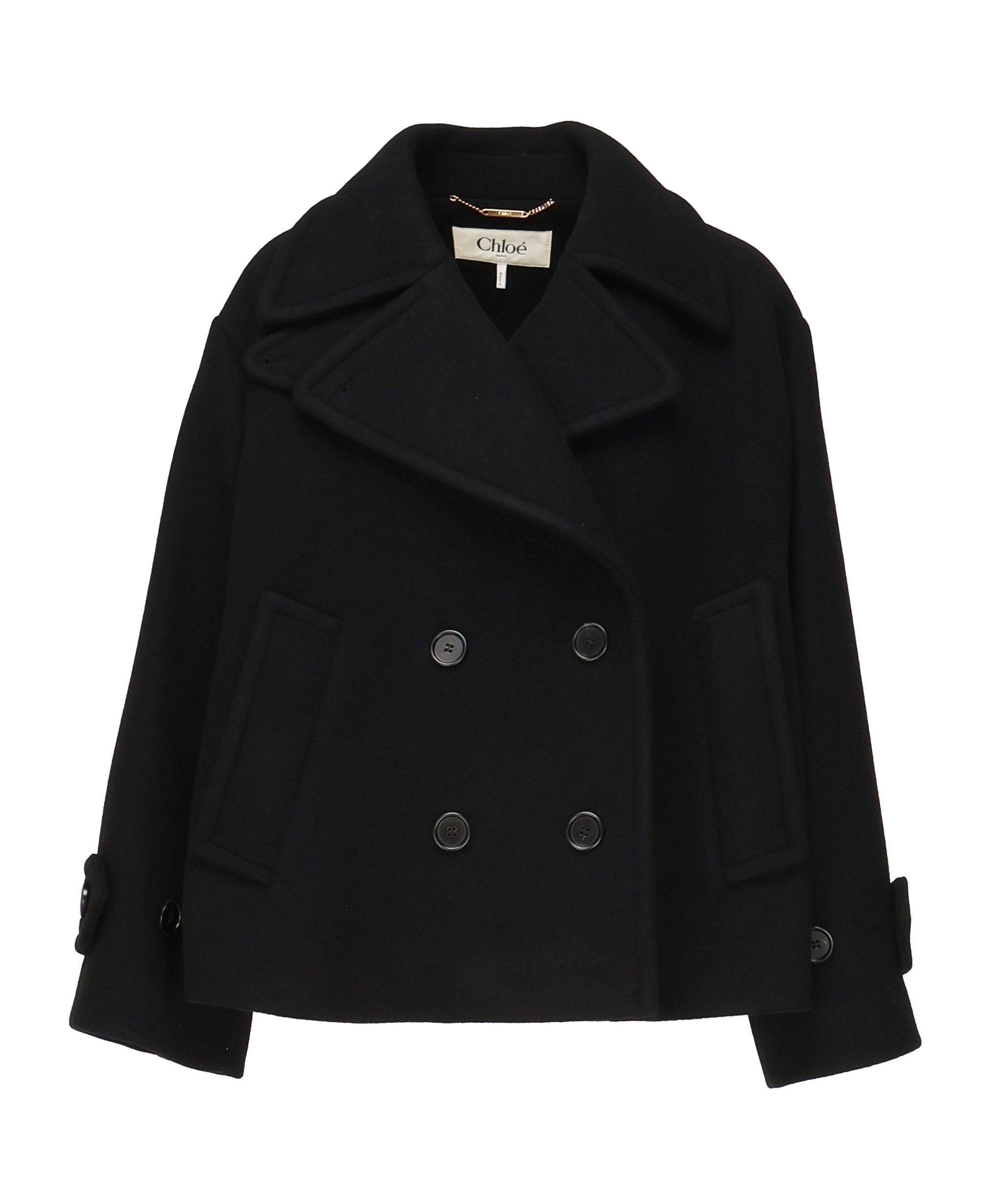Cappotto corto in lana CHC25AMA96952 001 CHLOÉ 