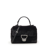 Borsa Arlettis in pelliccia sintetica e pelle<BR/> E1T3I55B701 001 COCCINELLE 