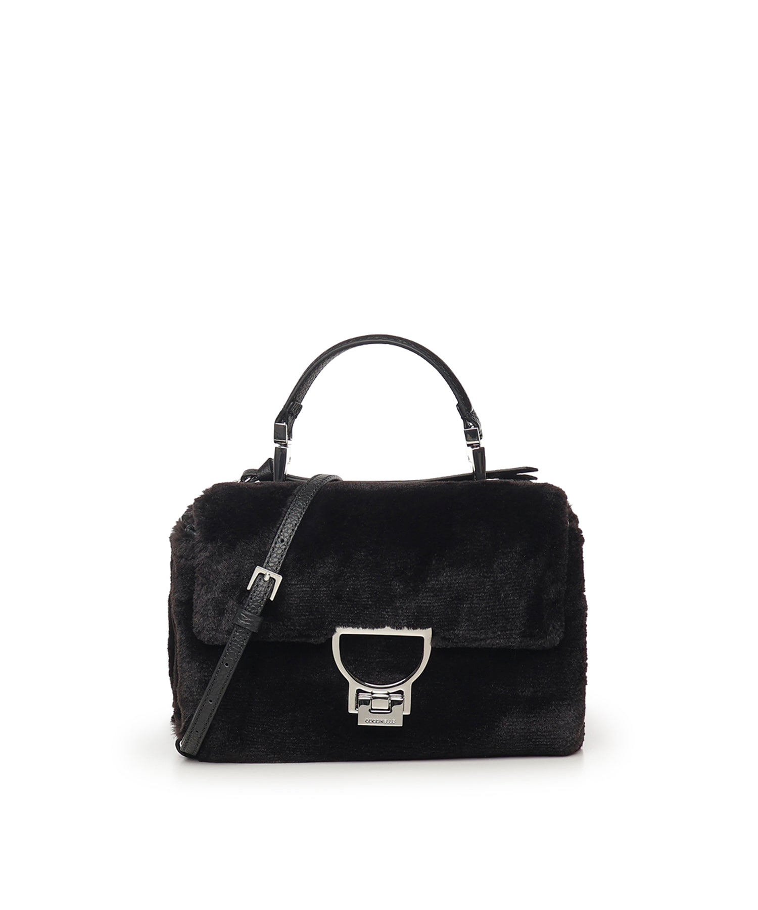 Borsa Arlettis in pelliccia sintetica e pelle<BR/> E1T3I55B701 001 COCCINELLE 