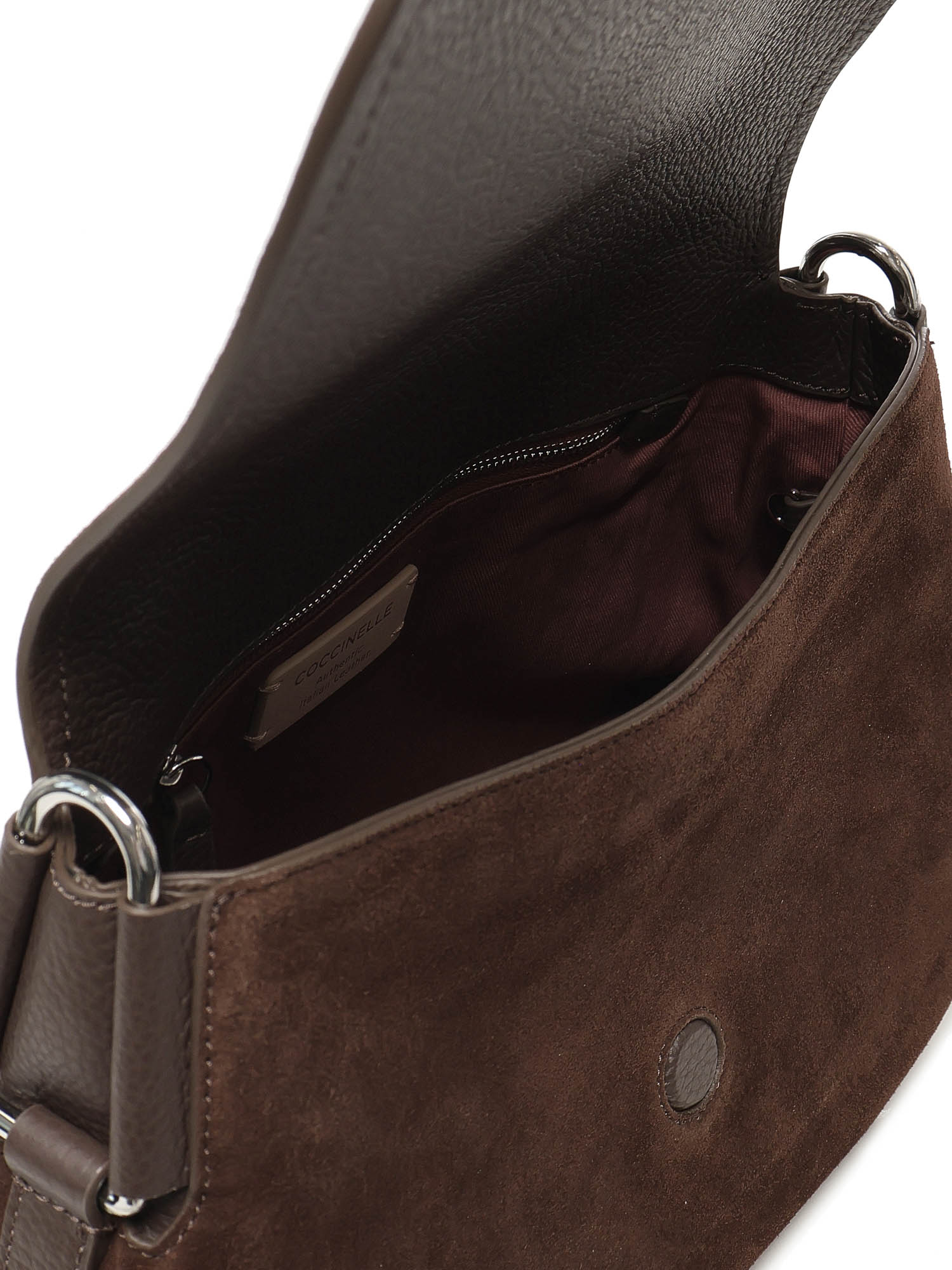 Borsa a tracolla in camoscio E1T96150101 W20 COCCINELLE 