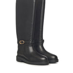 Stivali C-Saddle in pelle E4T7A150101 001 COCCINELLE 