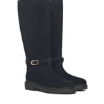 Stivali C-Saddle in suede E4T7B150101 001 COCCINELLE 